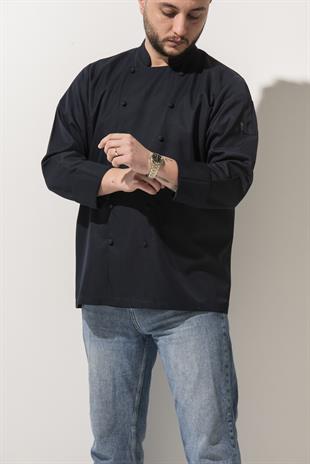 C-14 Classic – Lacivert Şef Ceketi