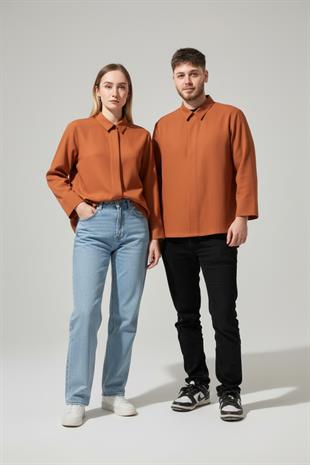 C-15 KETEN – Erkek Kiremit Şef Ceketi