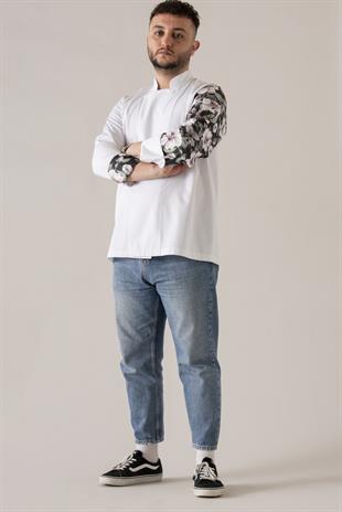 C-19 Magnolia – Beyaz Şef Ceketi