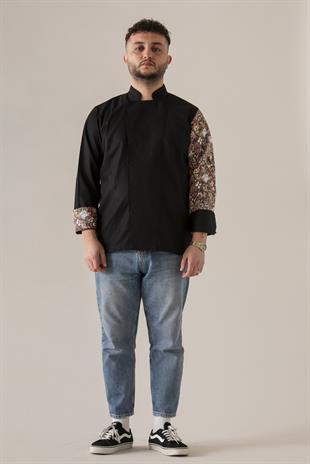 C-19 Pizza – Siyah Şef Ceketi