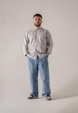 C-20 Soft – Açık Gri Şef Ceketi