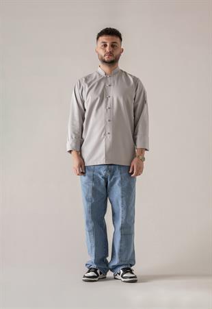 C-20 Soft – Açık Gri Şef Ceketi