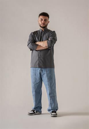 C-20 Soft – Antrasit Şef Ceketi