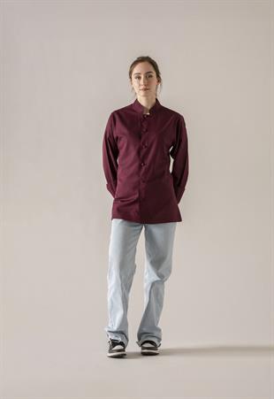 C-20 Soft Kadın – Bordo Şef Ceketi