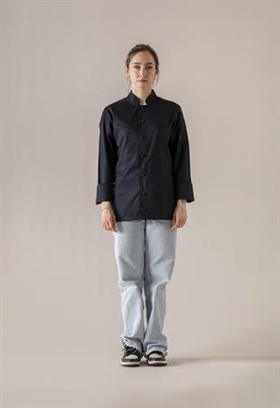 C-20 Soft Kadın – Lacivert Şef Ceketi