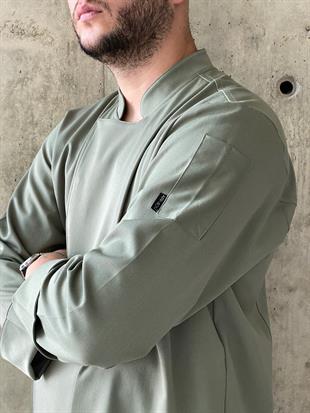 C-21 Premium – Haki Şef Ceketi