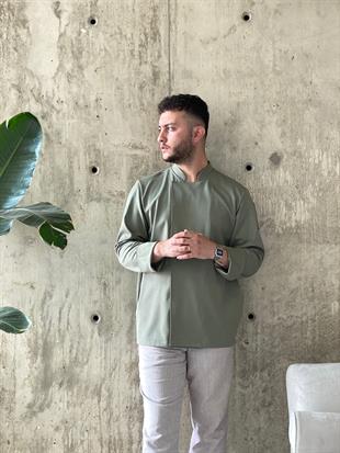 C-21 Premium – Haki Şef Ceketi