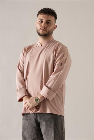 C-21 Premium – Pembe Şef Ceketi