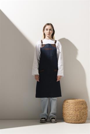 D-102 Cedric – Mavi Kot Boydan Önlük