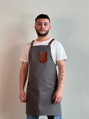 D-140 Jolie – Açık Gri Boydan Önlük