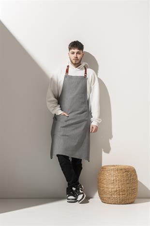 D-150 Stella – Lacivert-Beyaz Çizgili Boydan Önlük