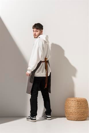 D-150 Stella – Koyu Gri Boydan Önlük