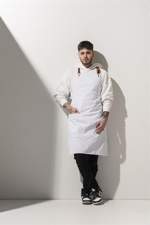 D-150 Stella – Beyaz Boydan Önlük