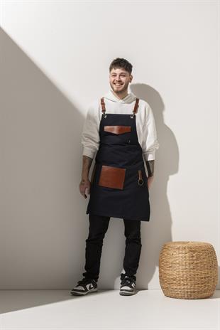 D-164 Harvey – Lacivert Boydan Önlük