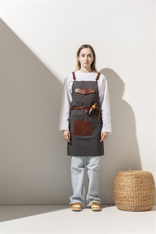 D-164 Harvey – Koyu Gri Boydan Önlük