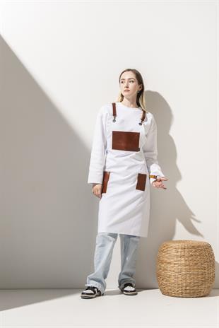 D-166 Cedric – Beyaz Boydan Önlük