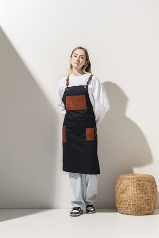 D-166 Cedric – Lacivert Boydan Önlük