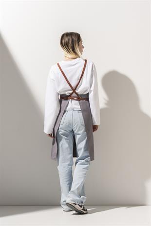 D-177 Thomas – Açık Gri Boydan Önlük