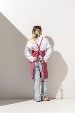 K-144 Colour – Şeker Pembe Boydan Önlük