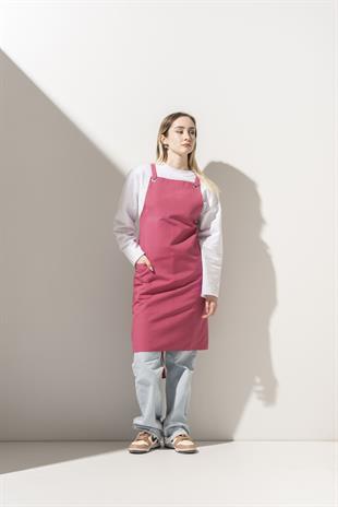 K-144 Colour – Şeker Pembe Boydan Önlük