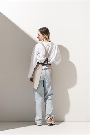 K-155 Holly – Açık Gri Boydan Önlük