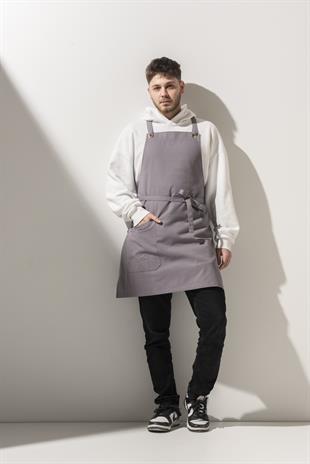 K-172 Mabel – Açık Gri Boydan Önlük