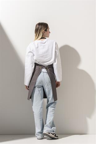 K-172 Mabel – Koyu Gri Boydan Önlük