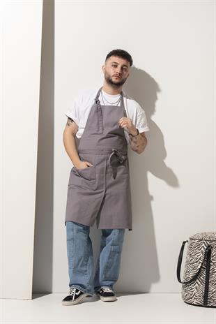 K-176 James – Açık Gri Boydan Önlük