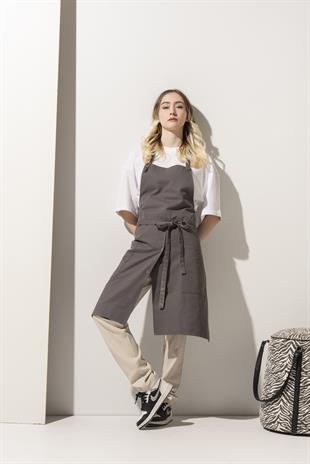 K-181 Breda – Koyu Gri Boydan Önlük