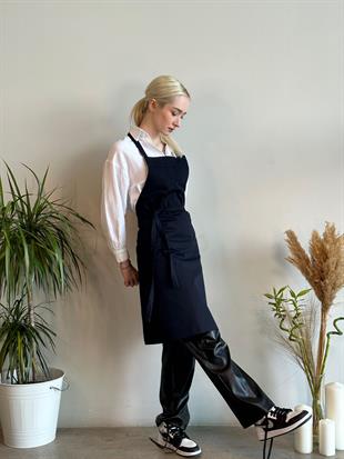 K-182 Basic – Lacivert Boydan Önlük