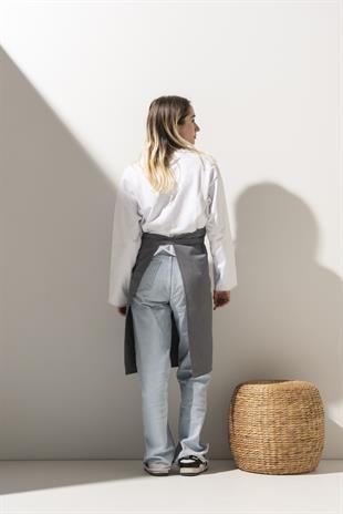 K-187 Classic – Açık Gri Boydan Önlük