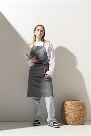 K-187 Classic – Açık Gri Boydan Önlük
