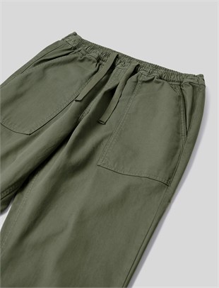 P-17 Premium Haki Kadın Şef Pantolonu
