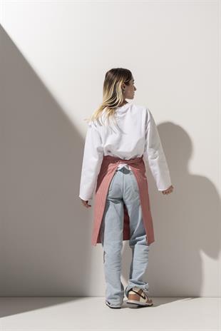 K-114 Premium Axel - Kırmızı Çizgili Boydan Önlük