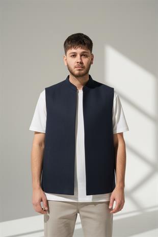 YL-01 – Erkek Lacivert Servis Yeleği