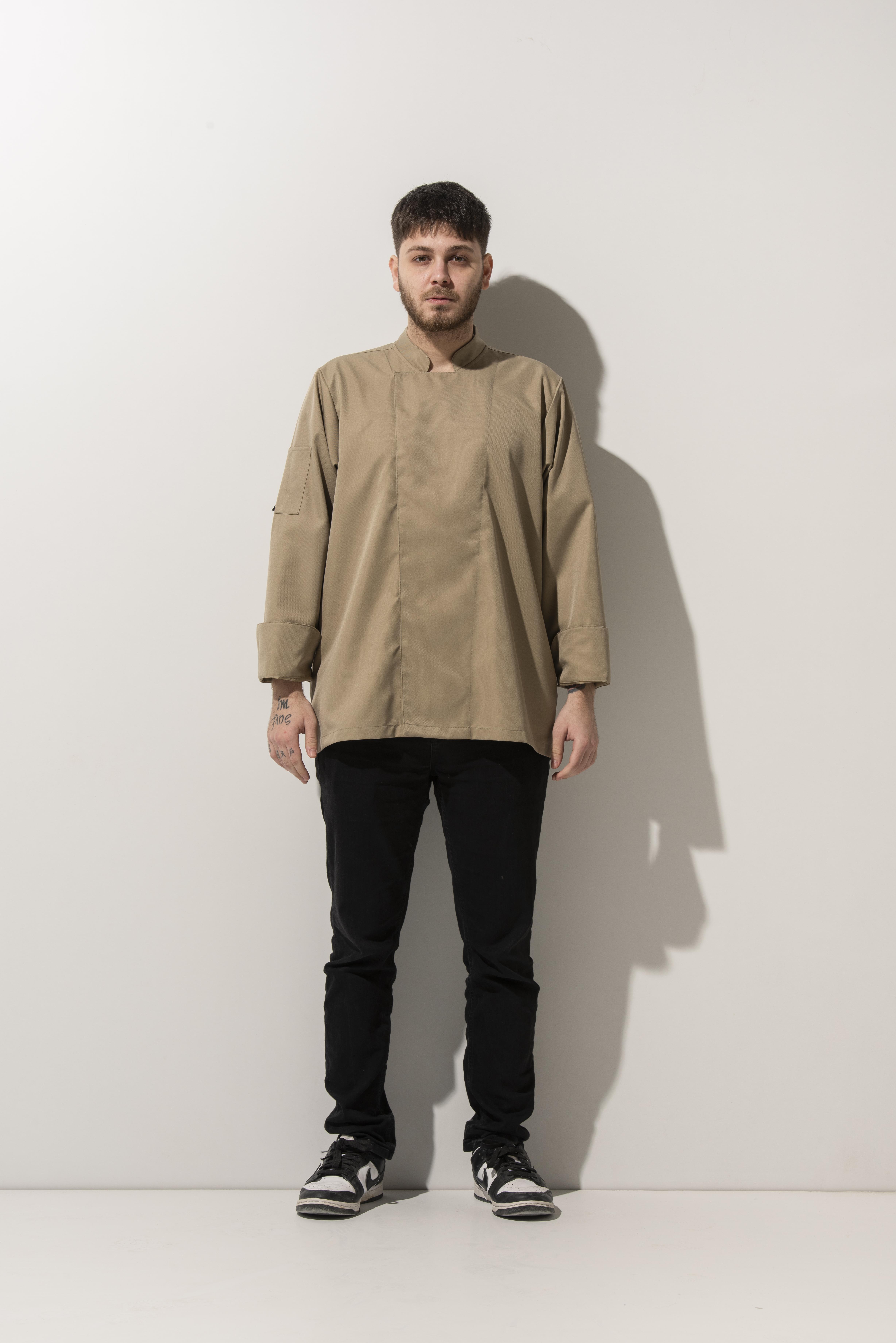 C-01 CLASSIC - Camel Şef Ceketi 