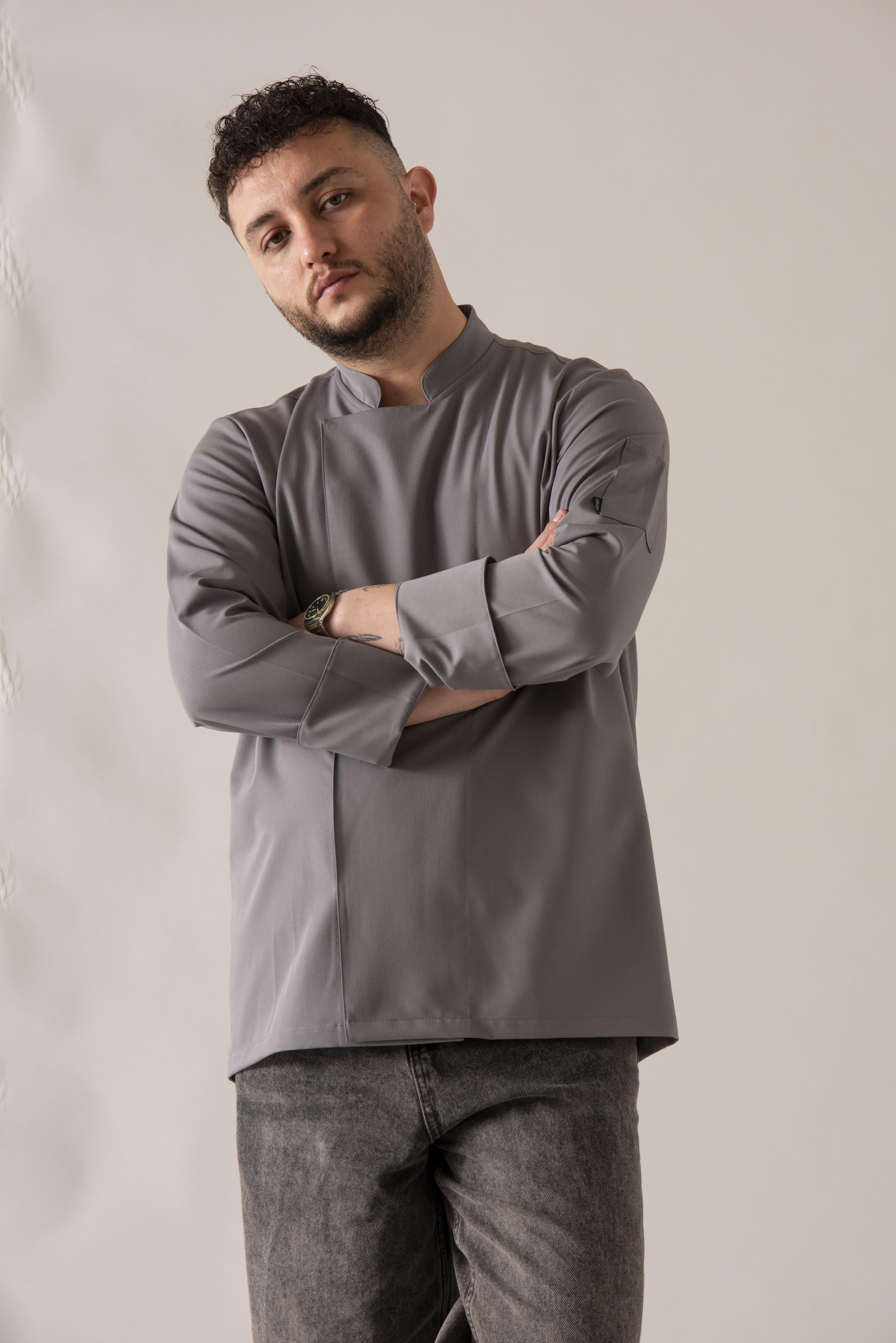 C-21 PREMIUM - Antrasit Şef Ceketi