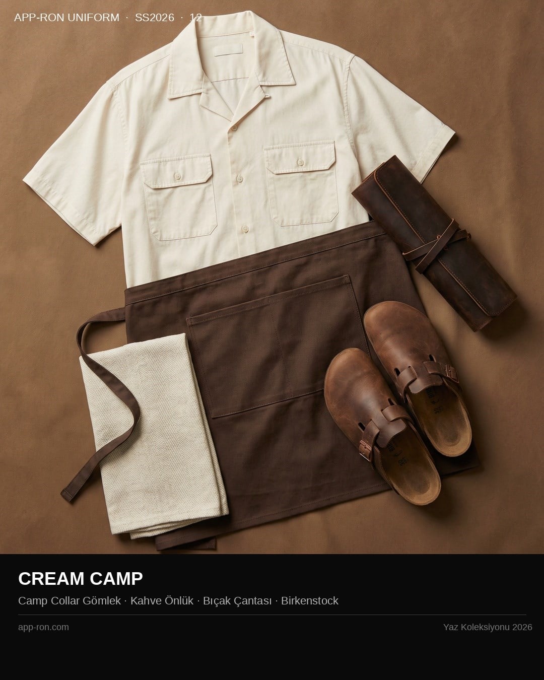 Cream Camp - Kombin Set