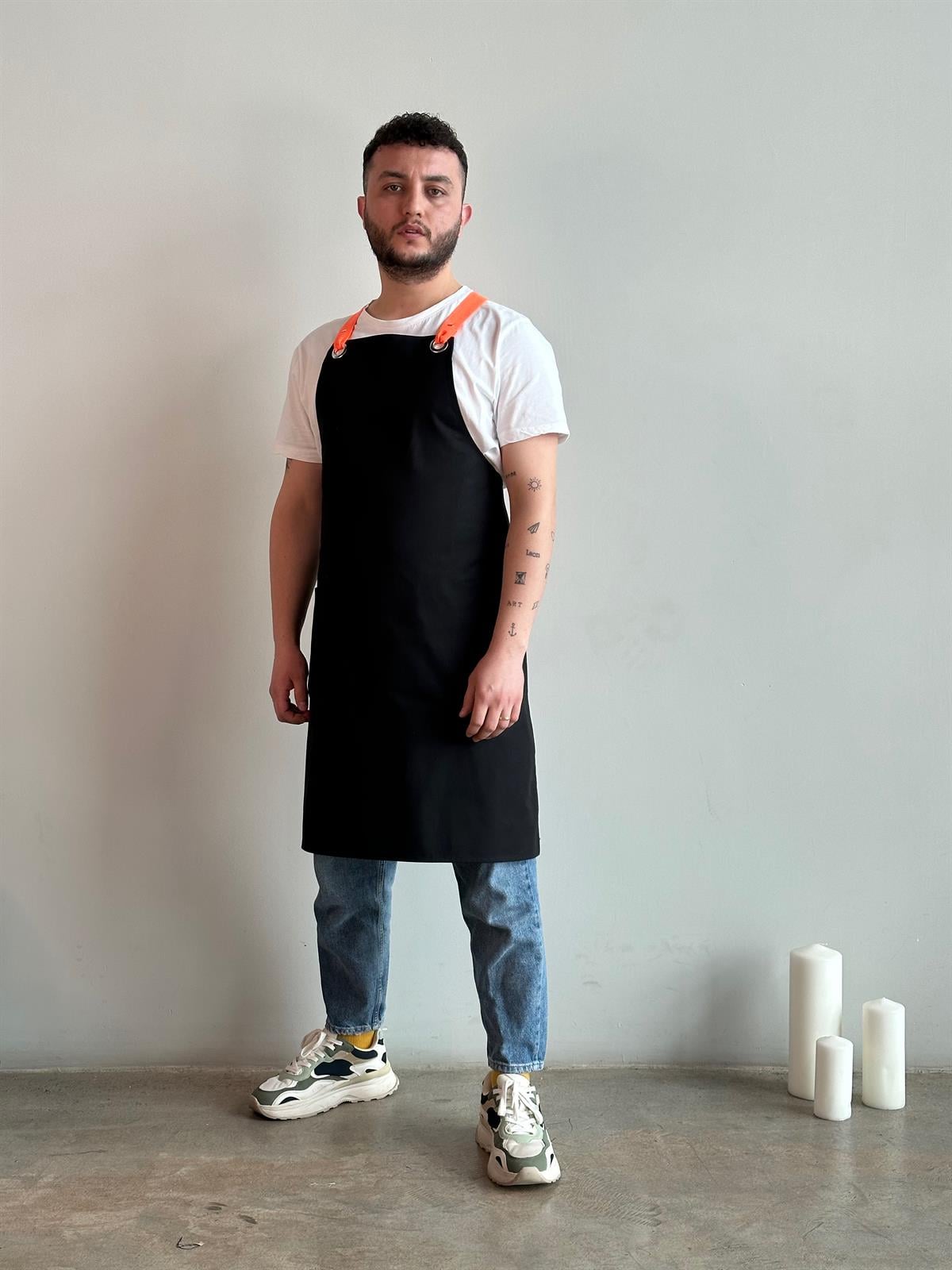 K-103 NEON - Siyah Önlük 