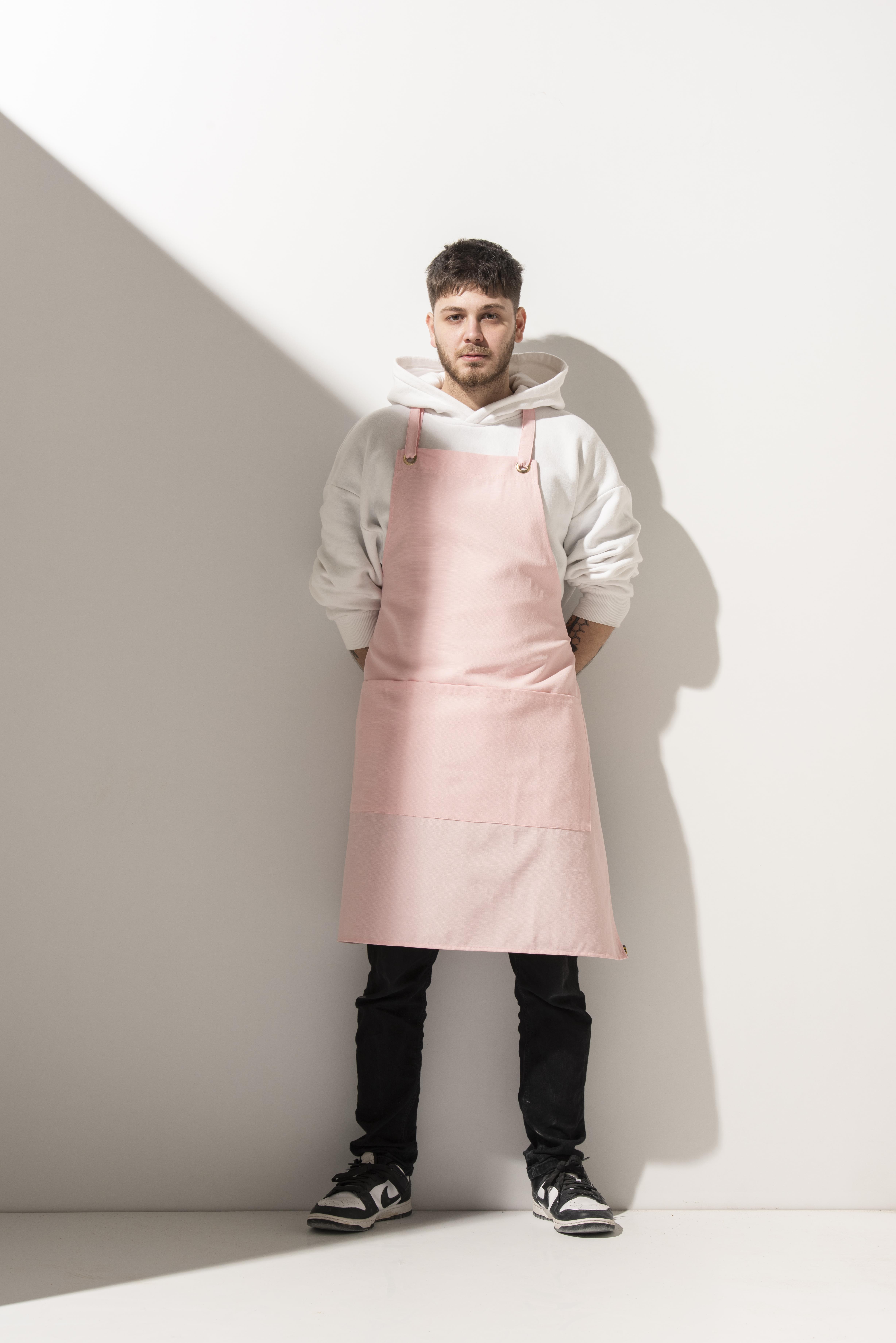 K-162 RAINBOW - Açık Pembe Renk Önlük 