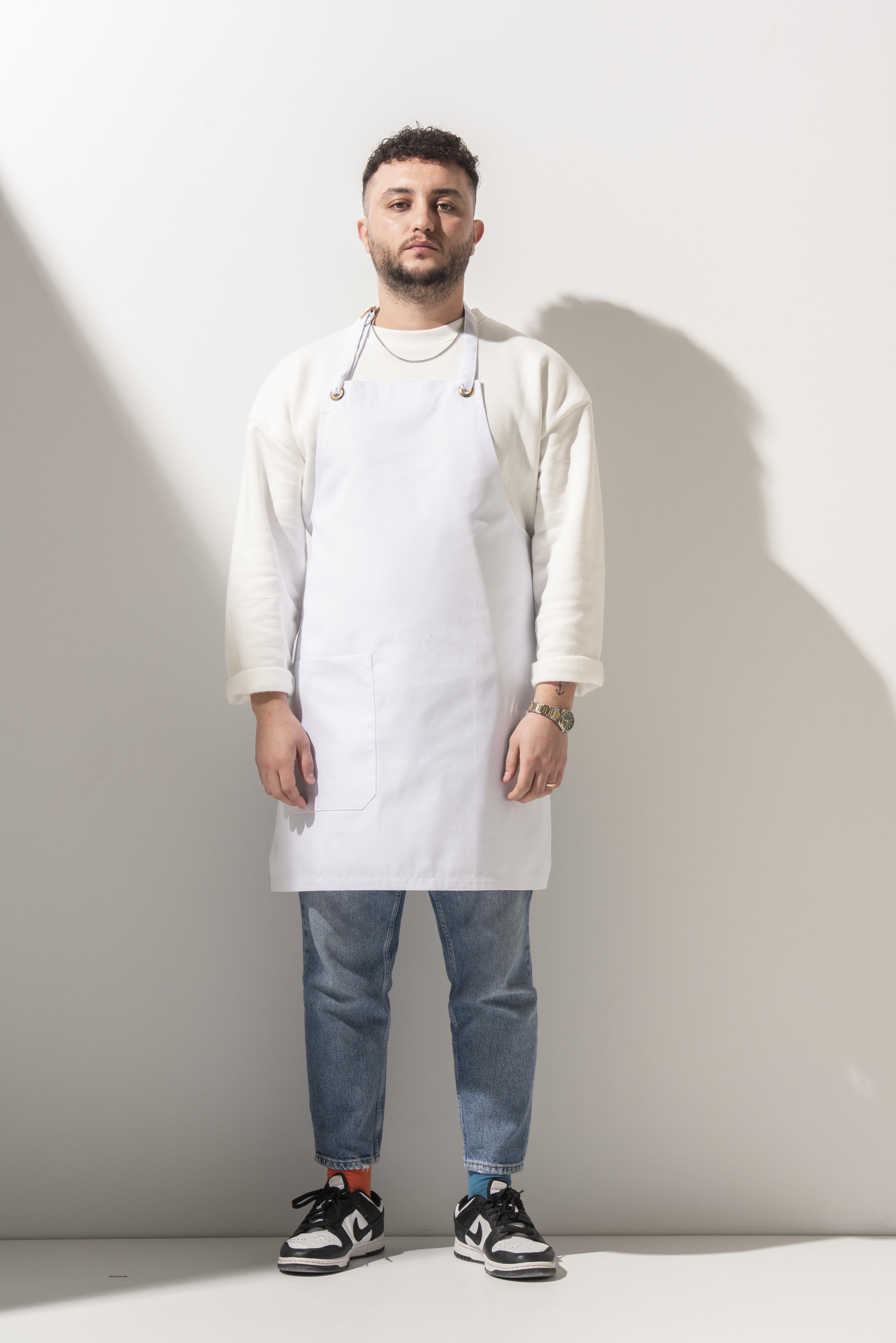 K-172 MABEL - Beyaz Renk Önlük 