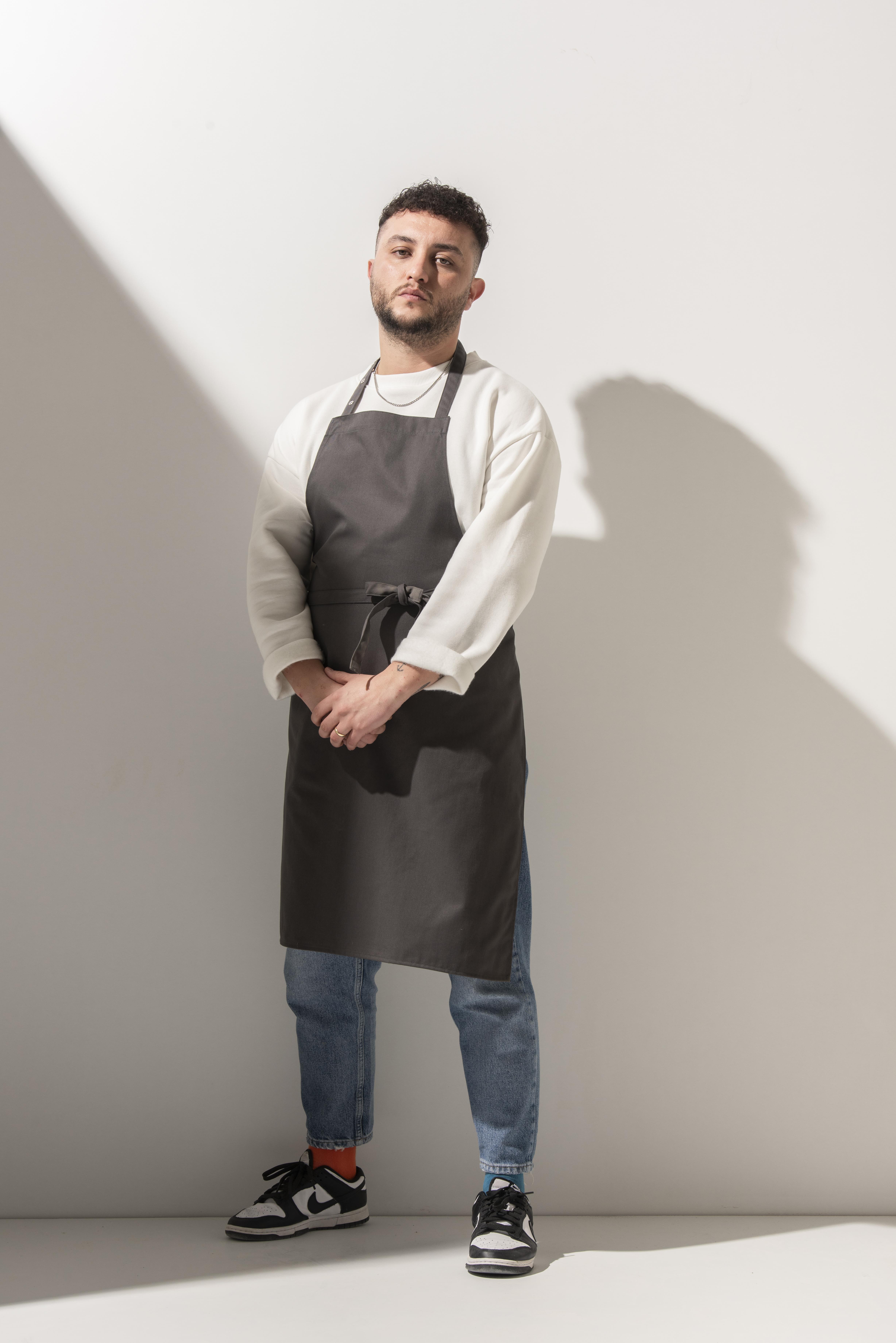 K-187 CLASSIC - Koyu Gri Önlük 