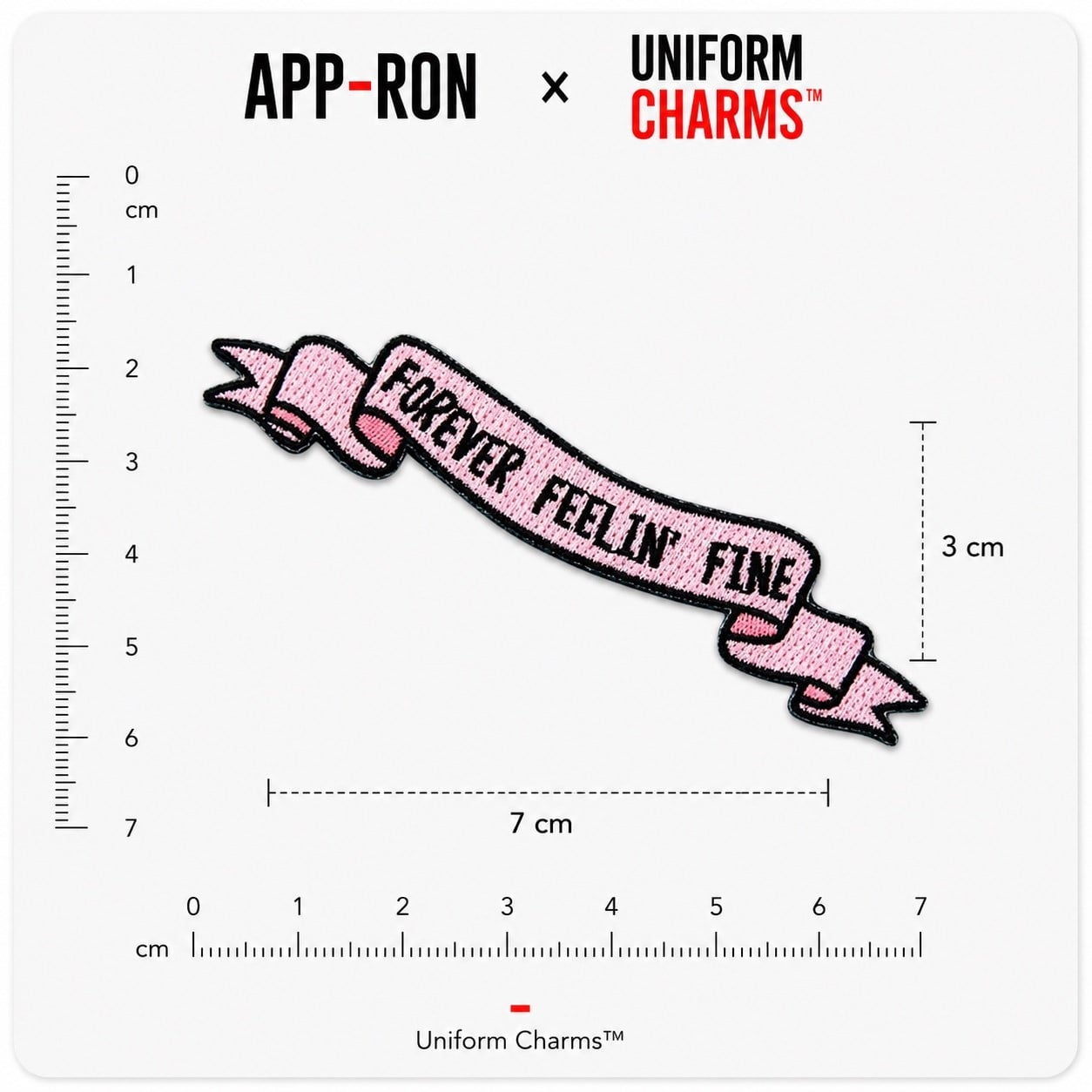 Uniform Charms™ Forever Feelin Fine Banner Charm