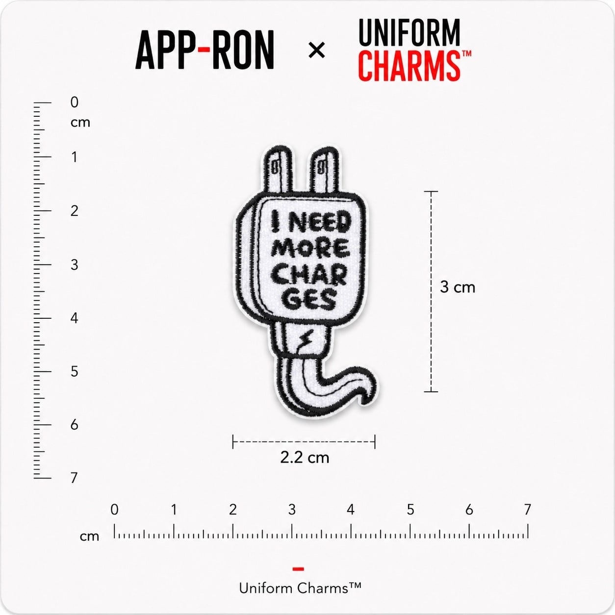 Uniform Charms™ I Need More Charges Broş Charm