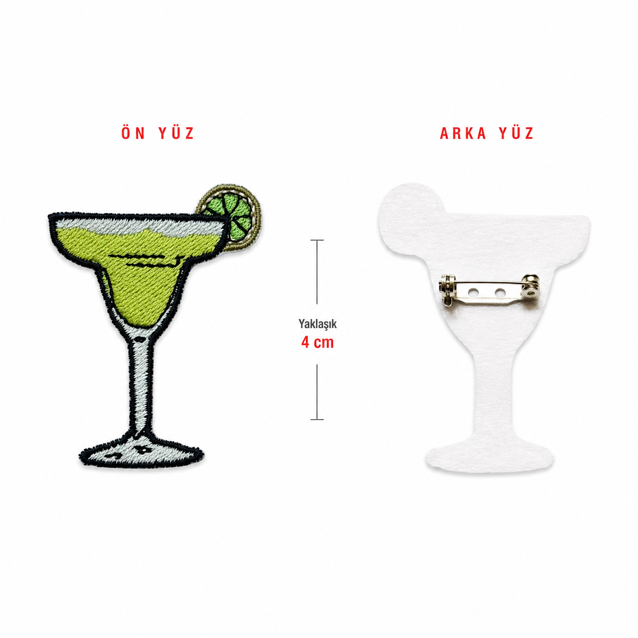 Uniform Charms™ Margarita (Yeşil) Broş Charm