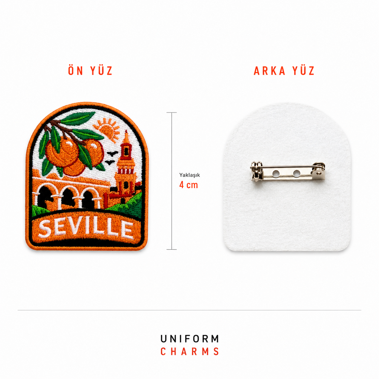 Uniform Charms™ Seville Broş Charm