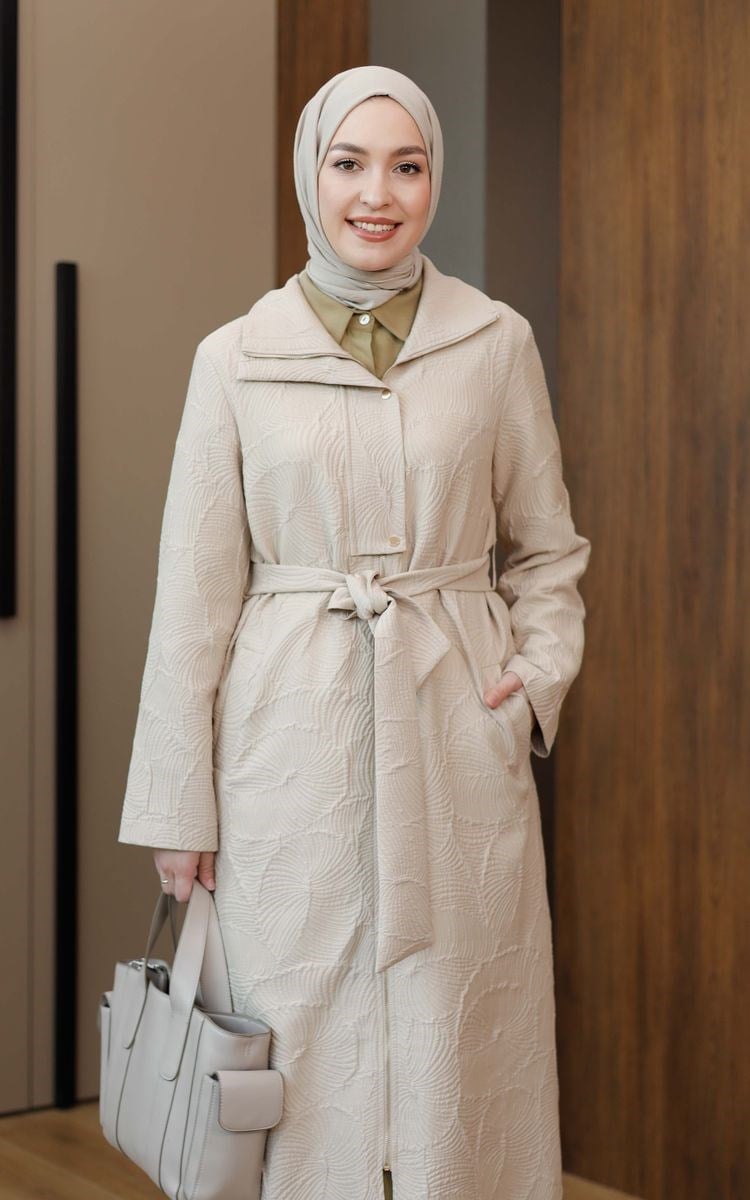 Armine Trend Jakar Kumaş Kap Bej