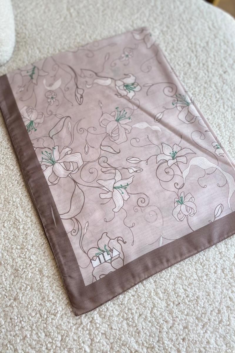 Begonvil Şal Soft Kahve