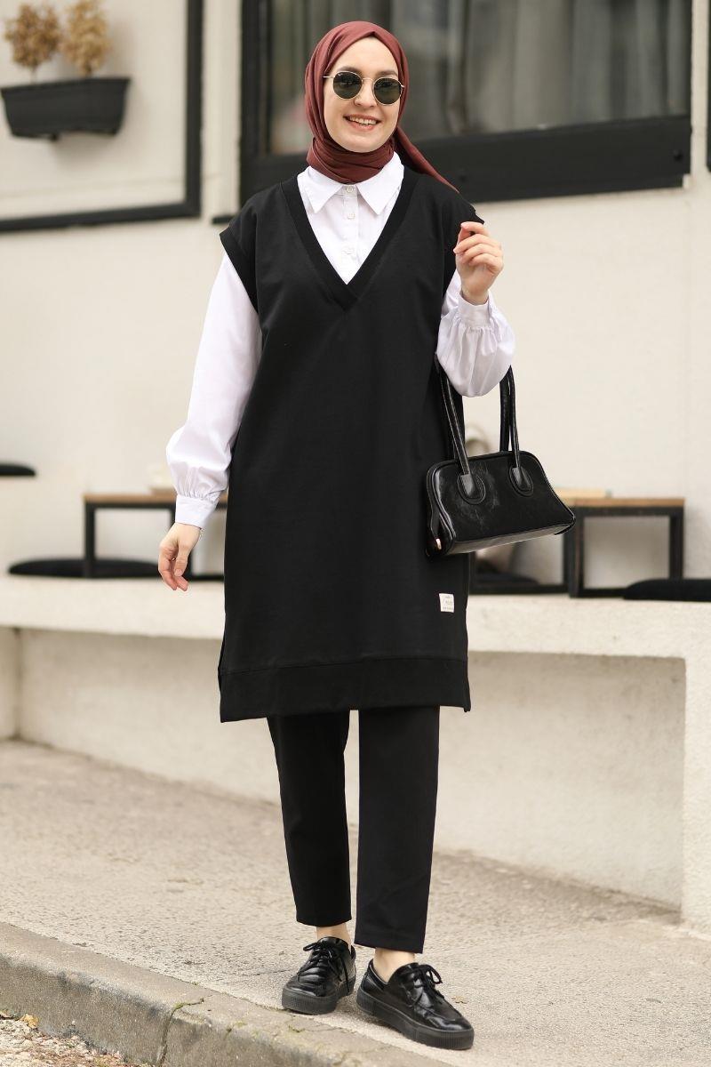 Confort Sweat Süveter Siyah