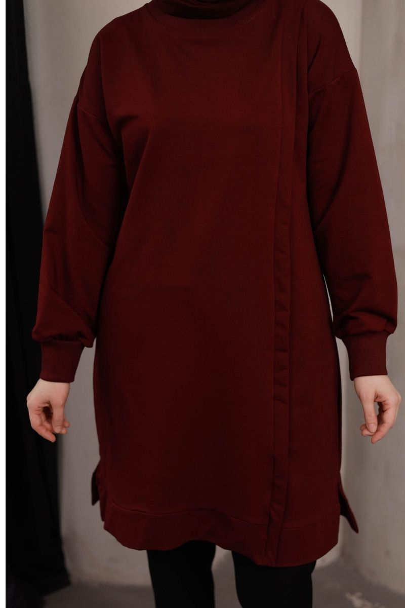 Marin Uzun Sweat Bordo